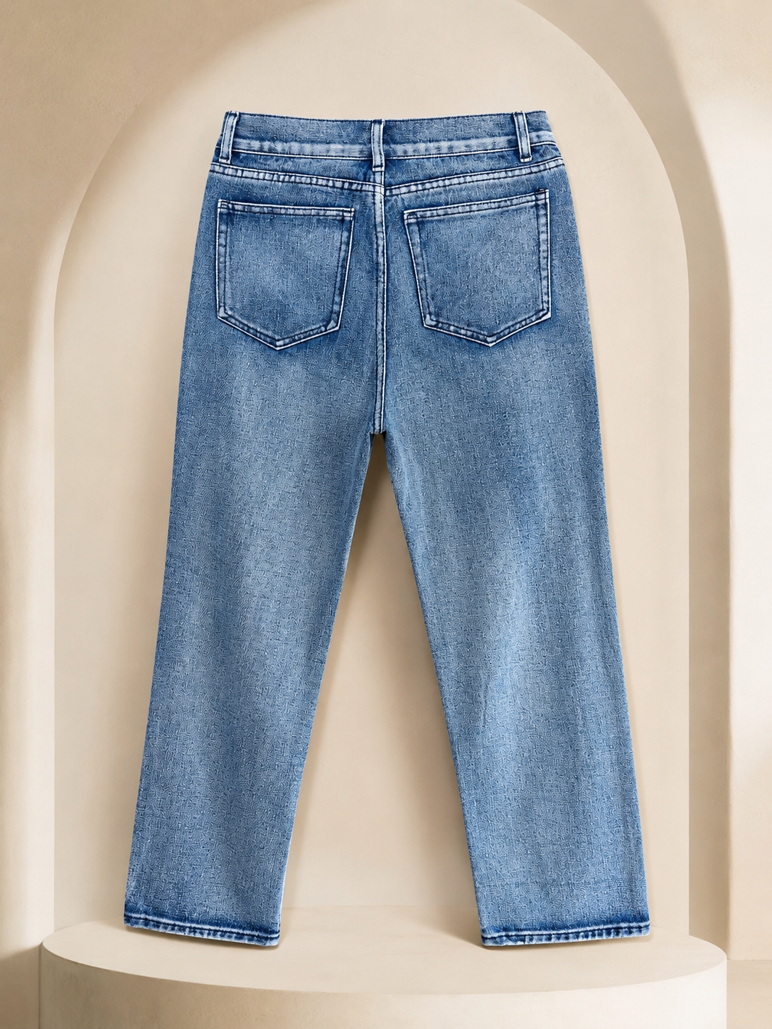 Men’s Light Blue Baggy Jeans – Waist 32