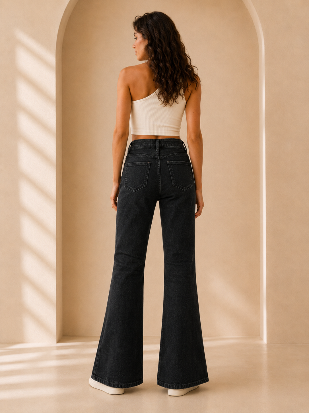 Women’s Blue Bell Bottom Jeans – Waist 28